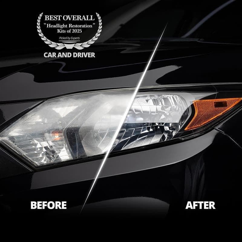 CERAKOTE® Ceramic Headlight Restoration Kit – Guaranteed To Last As Long As You Own Your Vehicle – Brings Headlights Back to Like New Condition - No Power Tools Required - 10 Wipe Kit 1 VEHICLE KIT - Image 6