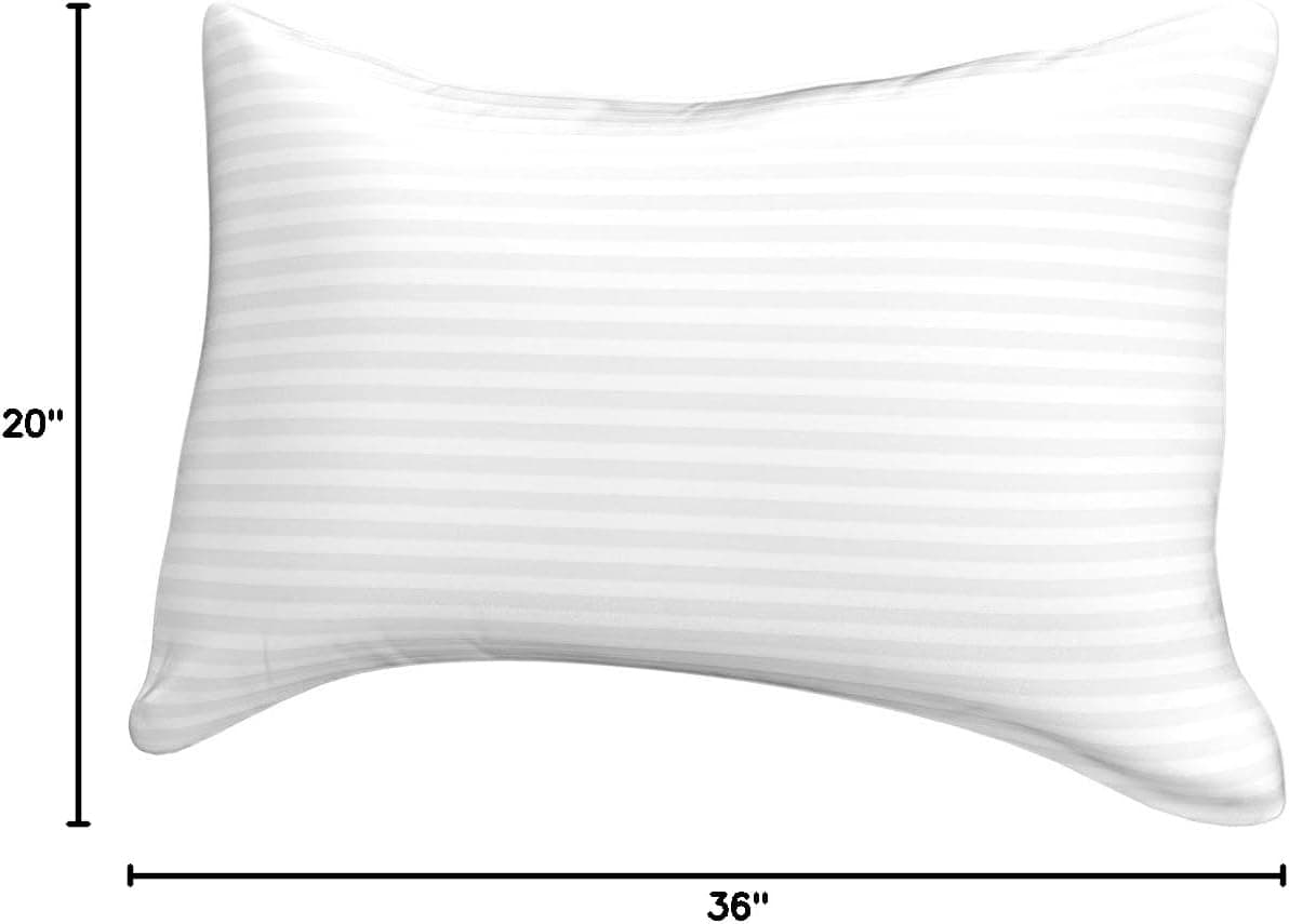 Beckham Hotel Collection Bed Pillows King Size Set of 2 - Down Alternative Pillow for Back, Stomach or Side Sleepers King White - Image 10