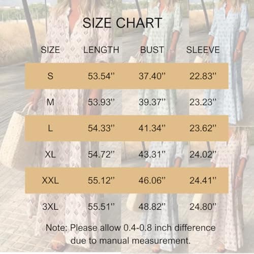 Long Sleeve Boho Dresses for Women Spring Trendy Floral Print Vintage Flowy Dress Baggy Tiered Dress Green M - Image 7