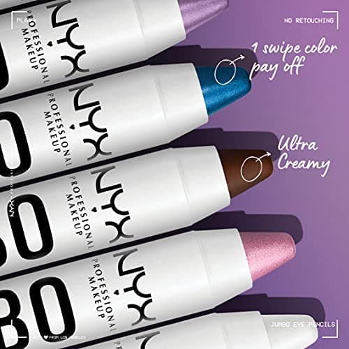 NYX PROFESSIONAL MAKEUP Jumbo Eye Pencil, Blendable Eyeshadow Stick & Eyeliner Pencil - Milk (White) - Image 3