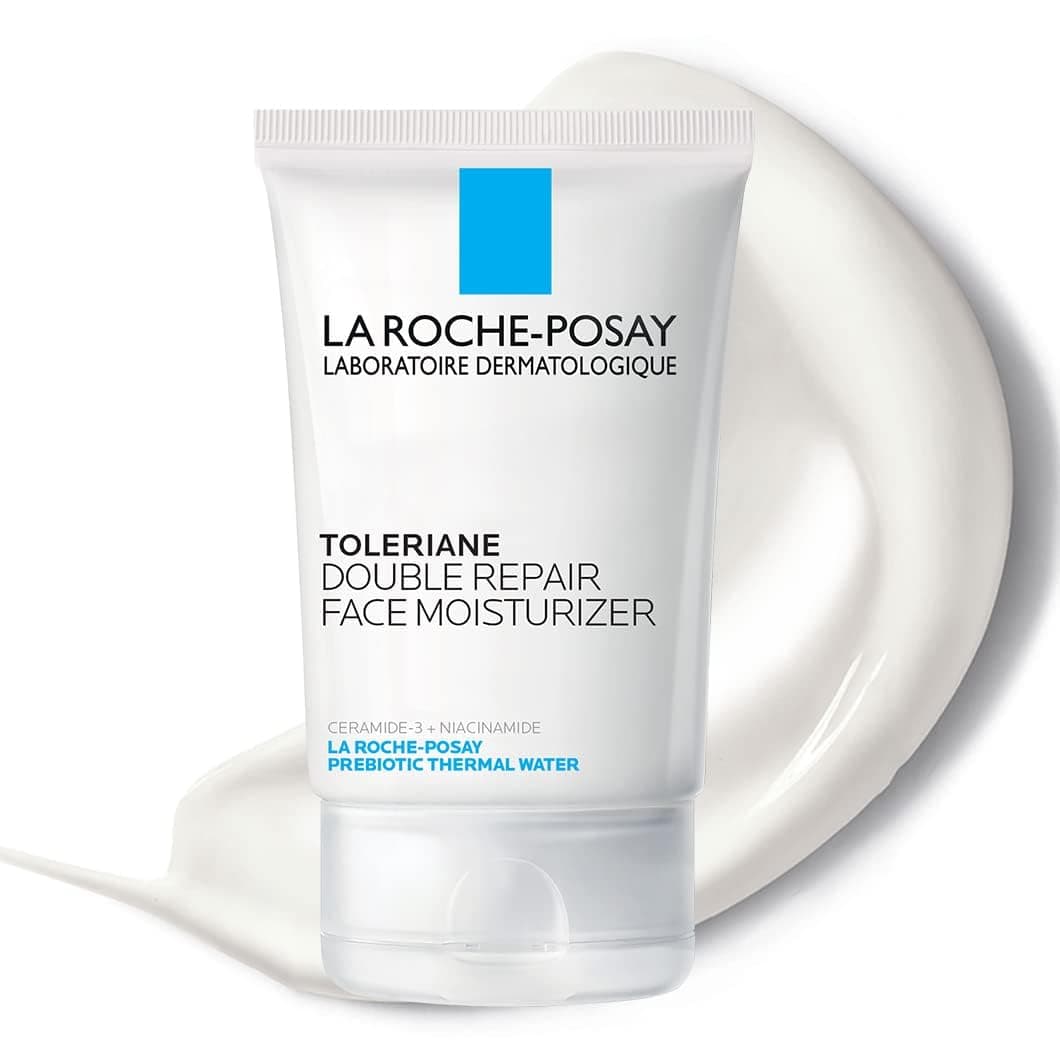 La Roche-Posay Toleriane Double Repair Face Moisturizer, Daily Moisturizer Face Cream with Ceramide & Niacinamide for All Skin Types, Immediate Comfort & Long Lasting Hydration, Fragrance Free 3.38 Fl Oz (Non SPF) - Image 2