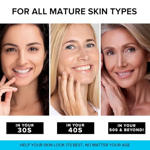 SimplyVital Collagen, Retinol & Hyaluronic Acid Cream - Anti-Aging Face Moisturizer for Face, Firming Skin Care Neck & Décolleté - Made in USA, Daily Moisturizer Face Cream Day & Night - 1.7 fl.oz. - Image 2