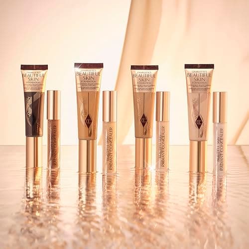 Charlotte Tilbury Beautiful Skin Medium Coverage Hydrating Foundation - Buildable Liquid Makeup for Instant Glow, Plumping Hydration & Lasting Skincare Benefits - 6 Neutral - Image 6