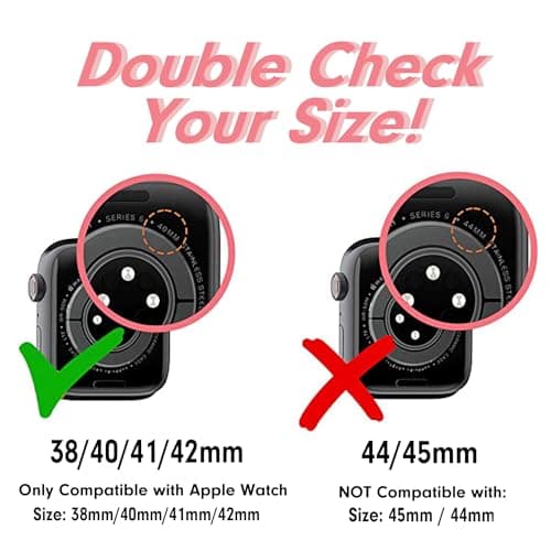 Sonix Jelly Apple Watch Band | Compatible with Apple Watch 41mm / 40mm / 38mm | Strawberry Shortcake Vintage - Image 6