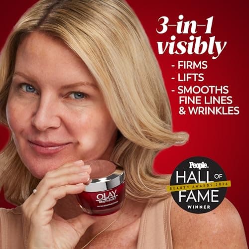 Olay Face Moisturizer, Regenerist Micro-Sculpting Cream for Women, Fragrance-Free - Hydrating, Anti-Aging, Anti-Wrinkle, Firming Skin Care - Hyaluronic Acid, Niacinamide, Amino Peptides, 1.7 Oz - Image 2