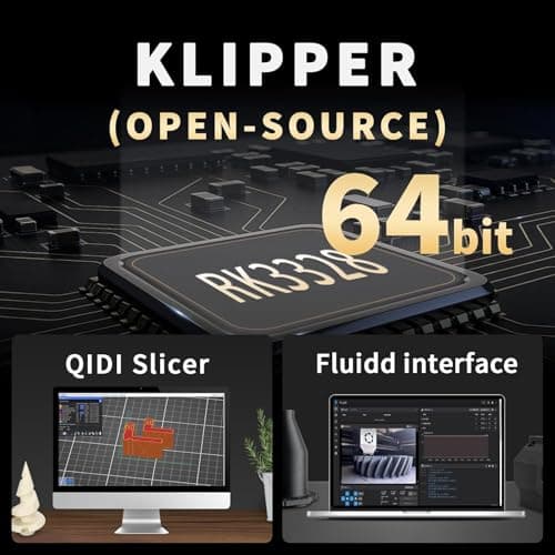 QIDI MAX3 3D Printer, High-Speed Large Size 3D Printers, 600mm/s Fast Print, Fully Auto Leveling, 65℃ Chamber Heat, All-Around & High Precision Industrial Grade, Large Printing Size 12.8×12.8×12.4" - Image 6