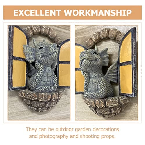 Holibanna 3D Dragon Wall Art Decor Hanging Dinosaurs Sculpture Wall Mounted Room Decor Home Wall Decorations for Kids Bedroom - Image 5