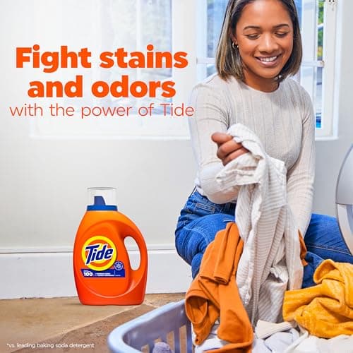 Tide Liquid Laundry Detergent, Original, 64 loads, 84 fl oz, HE Compatible (Packaging May Vary) - Image 5