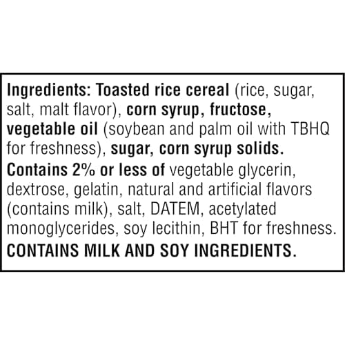 Rice Krispies Treats Crispy Marshmallow Squares, Kids Snacks, Snack Bars, Original, 31.2oz Box (40 Bars) - Image 3