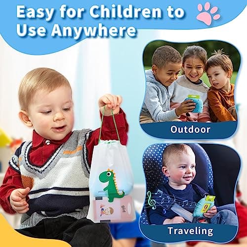 Aullsaty Toddler Toys Talking Flash Cards for 1 2 3 4 5 6 Year Old Boys and Girls, Autism Sensory Toys for Autistic Children, Learning Educational Montessori Speech Therapy 248 Sight Words Kids Gifts - Image 6