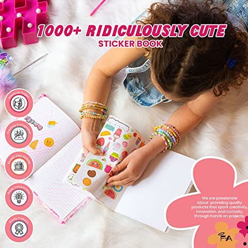 Fashion Angels 1000+ Ridiculously Cute Stickers for Kids - Fun Craft Stickers for Scrapbooks, Planners, Gifts and Rewards, 40-Page Sticker Book for Kids Ages 6+ and Up - Image 9