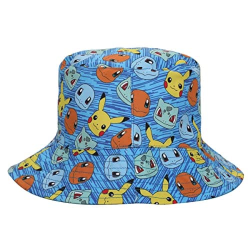 Bioworld Pokemon Characters Youth Graphic Bucket Hat Blue - Image 5