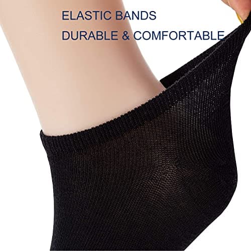 UoUoUosocks 14 Pairs Low Cut Ankle Socks for Men/Women Thin Athletic Sock pack sock(black - Image 2