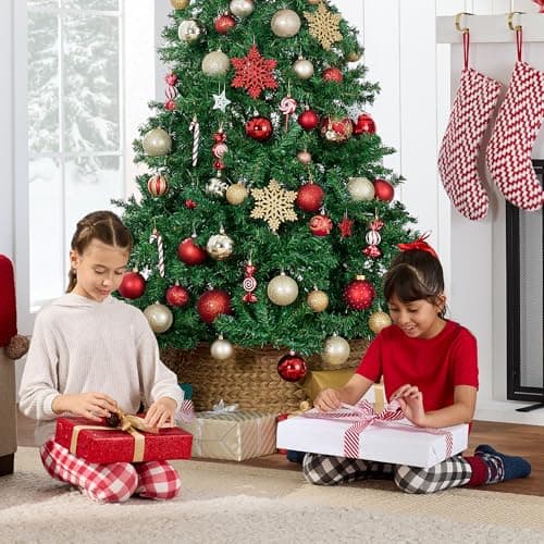 Best Choice Products Artificial Christmas Tree, 7.5ft Premium Unlit Pine Design, Dense Branches Realistic Holiday Décor​ w/Easy Assembly - Green - Image 6