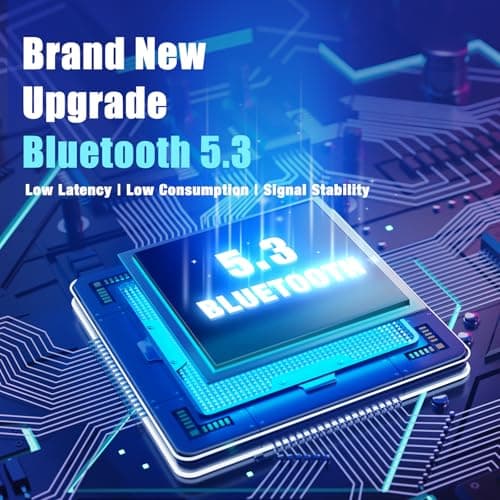 BERIBES Bluetooth Headphones Over Ear, 65H Playtime and 6 EQ Music Modes Wireless Headphones with Microphone, HiFi Stereo Foldable Lightweight Headsets, Deep Bass for Home Office Cellphone PC Ect. - Image 7