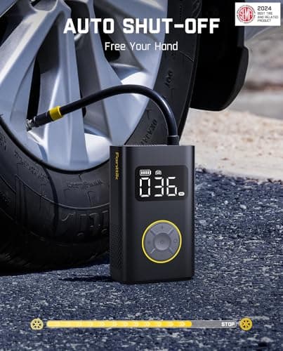 Fanttik X9 Pro Portable Tire Inflator for Compact Car, 1Min Fast Inflate Electric Bike Pump with Digital Tire Pressure Gauge, 150PSI Air Compressor for Electric Bikes, Motorcycle, Ball - Image 5