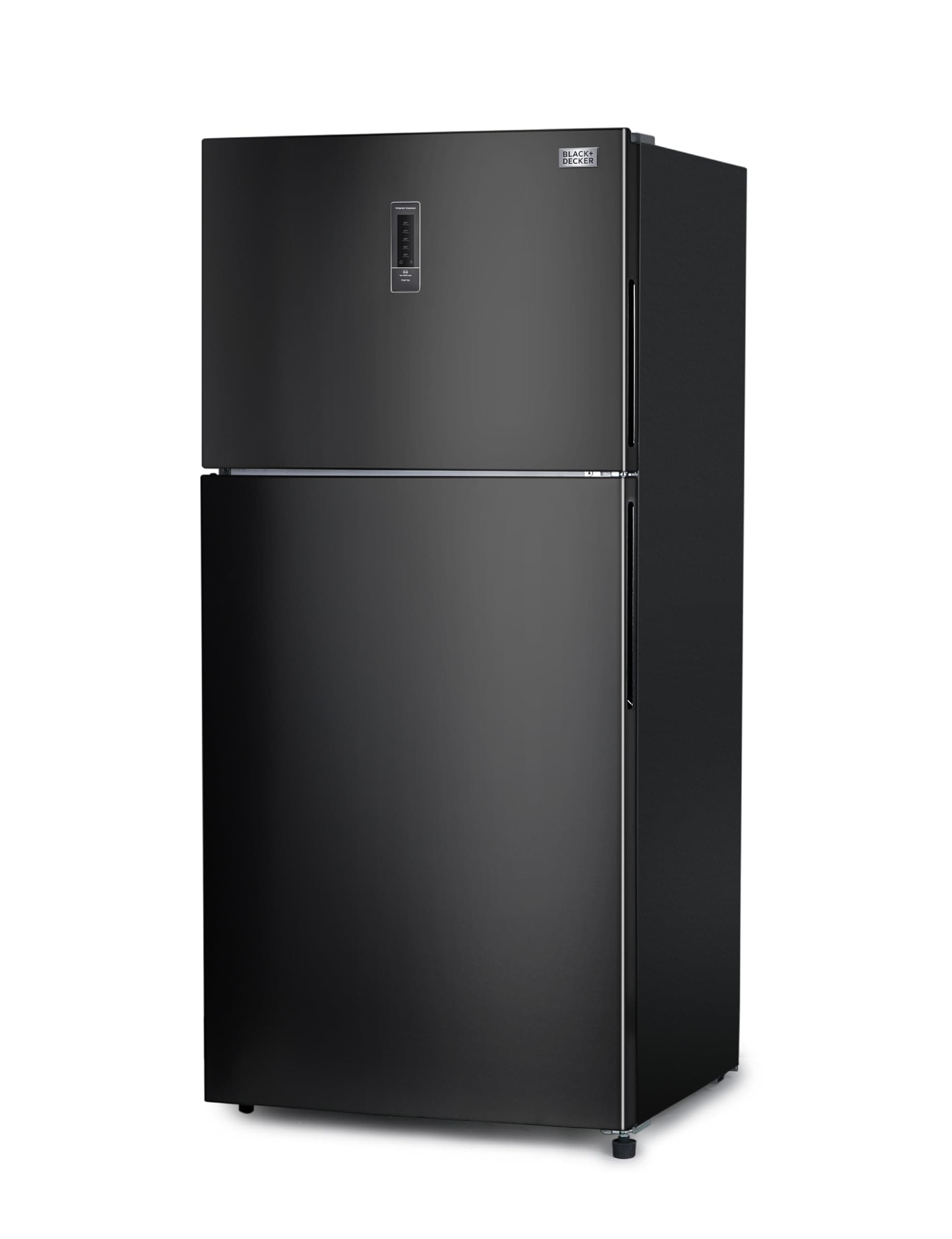 BLACK+DECKER Refrigerador de 16.4 Pies Cúbicos con Congelador Superior, Refrigerador de 2 Puertas con Controles de Temperatura Separados, Descongelación Automática, Electrodoméstico de Cocina de Tamaño Completo para Hogares y Apartamentos, BR1640KB, Negro