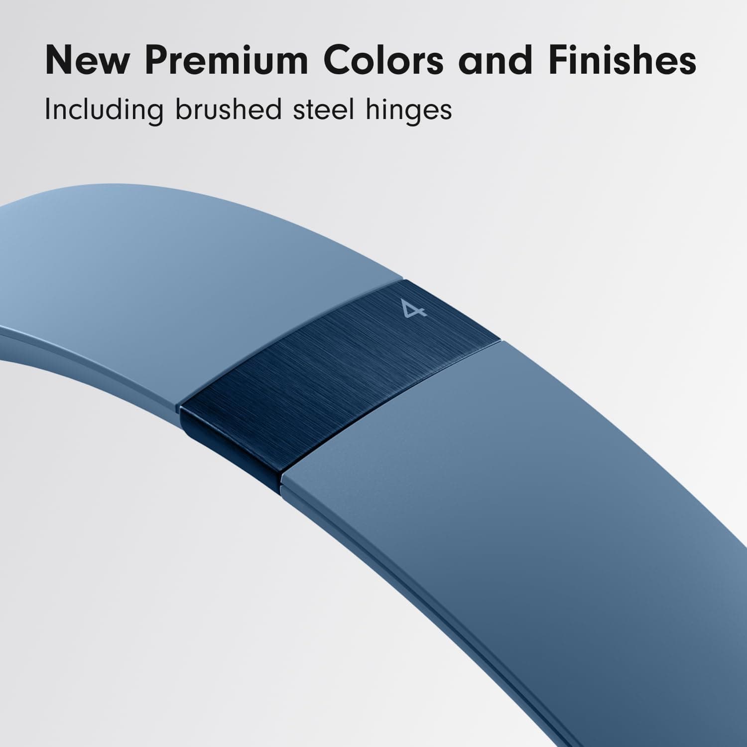 Beats Solo 4 - Wireless On-Ear Bluetooth Headphones, Up to 50-Hour Battery Life, Ultra-Lightweight Comfort, Powerful and Balanced Sound, Apple & Android Compatible - Slate Blue Slate Blue Standalone - Image 10