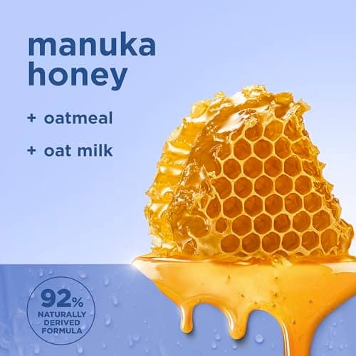 SheaMoisture Manuka Honey Oatmeal Body Wash Smooth & Exfoliating Smooth and Exfoliating body wash for 24H Visible Moisture for Healthy, Glowing Skin 18 oz - Image 7