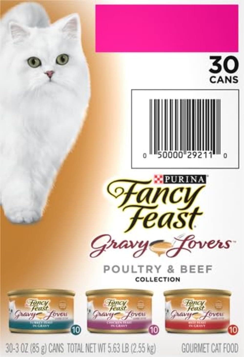 Purina Fancy Feast Gravy Lovers Poultry and Beef Grilled Gourmet Wet Cat Food Variety Pack - (Pack of 30) 3 oz. Cans Gravy Lovers Poultry & Beef Variety Pack 3 Ounce (Pack of 30) - Image 16