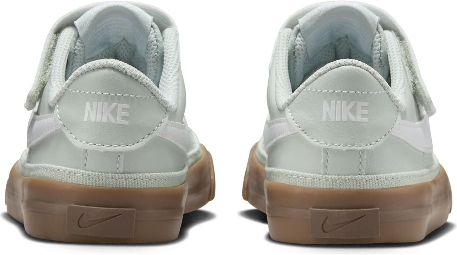 Nike Unisex-Child Court Legacy (Little Kid) 13.5 Little Kid Light Silver/White/Gum Dark Brown - Image 4
