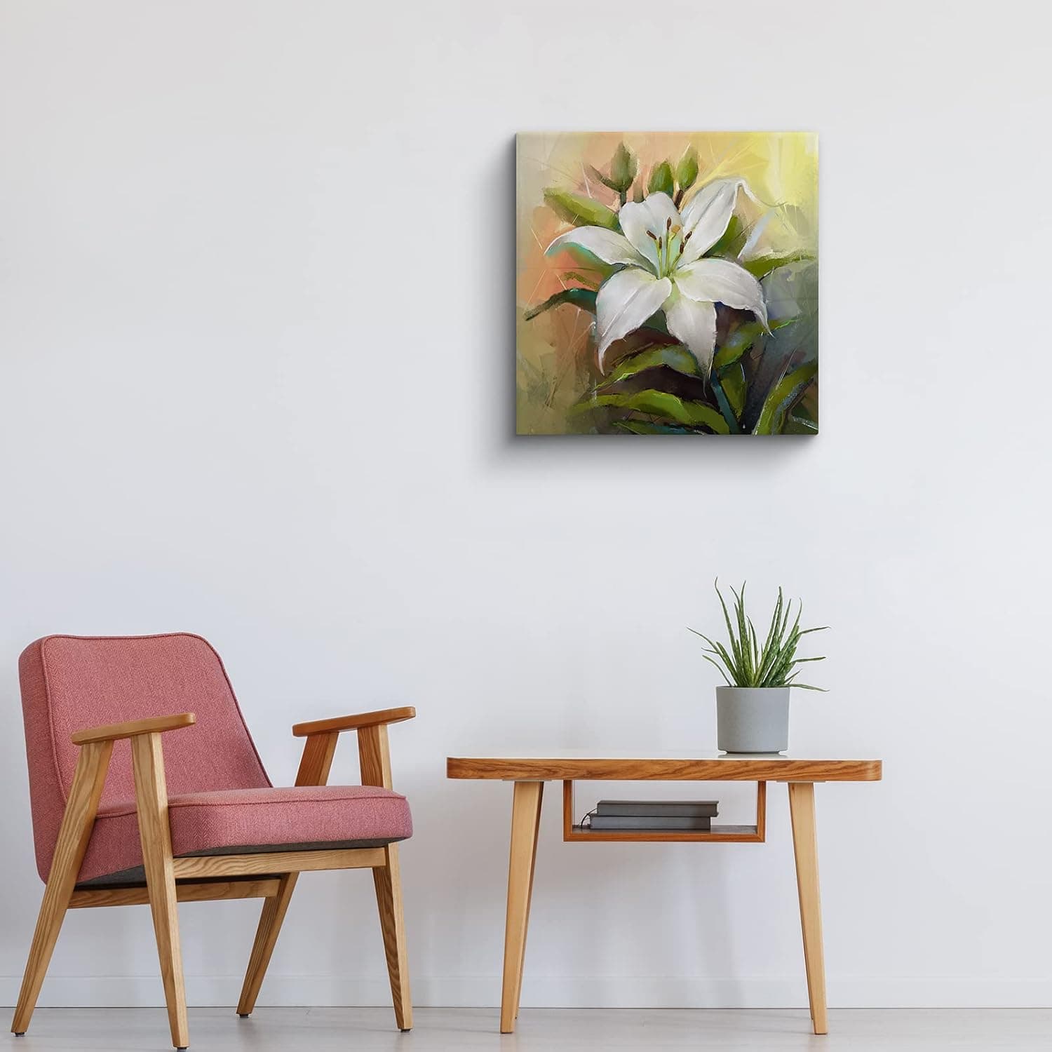 Thenshop 24 Pieces Stretched Canvas for Painting Bulk Blank Canvas Board, Square Round Hexagon Heart Shaped Frame for Kids Art Supplies for Acrylic Pouring Oil Painting(Assorted Shapes) - Image 7