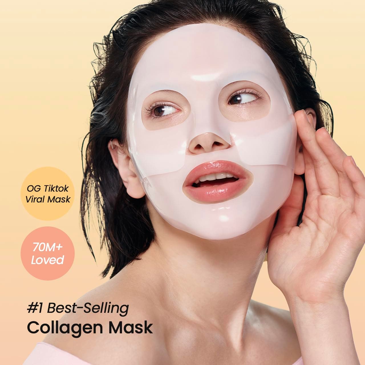 BIODANCE Bio-Collagen Real Deep Mask, Hydrating Overnight Hydrogel Mask, Pore Minimizing, Elasticity, Plumping Improvement, Korean Skincare, Stocking Stuffers for Teen Girls | 1.19oz(34g) x 4ea Collagen 4 Count (Pack of 1) - Image 3