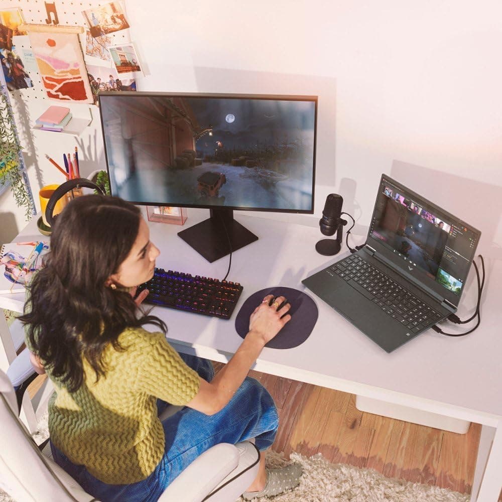 HP Victus 15 Gaming Laptop, 15.6" FHD 144Hz Display, AMD Ryzen 5 7535HS, 16GB DDR5 RAM, 512GB PCIe M.2 SSD, NVIDIA GeForce RTX 2050, HDMI, Webcam, Backlit Keyboard, Wi-Fi 6, Windows 11 Home, Silver 16GB RAM | 512GB SSD - Image 5