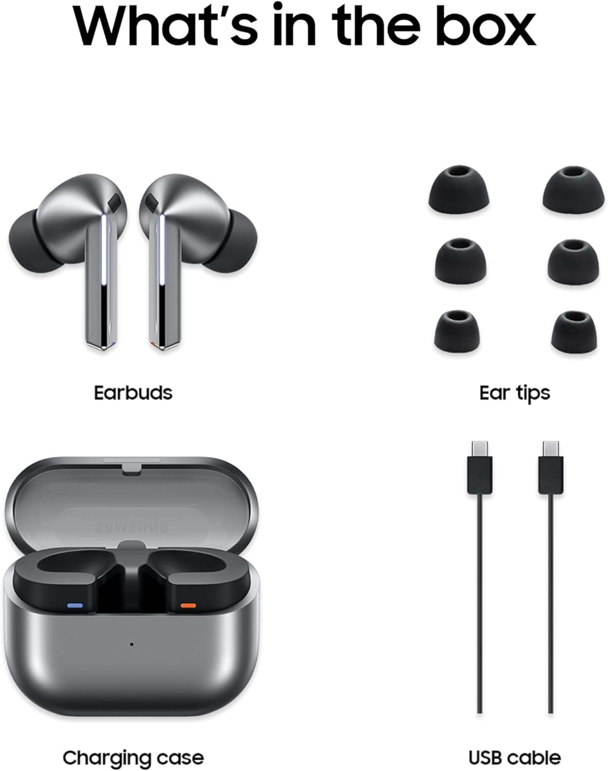 Samsung Galaxy Buds 3 Pro AI True Wireless Bluetooth Earbuds, Noise Cancelling, Sound Optimization, Redesigned Comfort Fit, Silver [US Version, Amazon Exclusive, 2Yr Warranty] Silver Buds 3 Pro Buds 3 Pro Only - Image 13