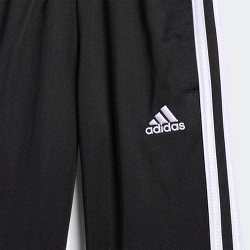 adidas Boys' Active Sports Athletic Tricot Jogger Pant, Iconic Adi Black, 14-16 Regular - Image 3