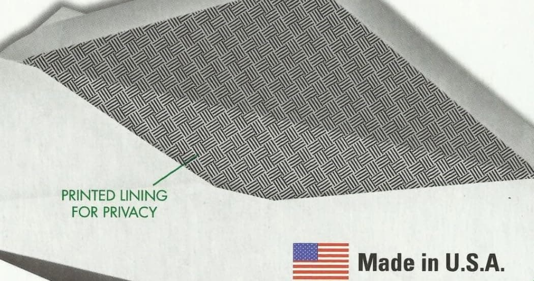 Mead #10 Envelopes, Letter Size, 4-1/8" x 9-1/2", Security Printed Lining for Privacy, Gummed Closure, Windowless, White All-Purpose for Home & Office Mail, 40 Count (75214) #10 (4-1/8" x 9-1/2") No Window - Image 5