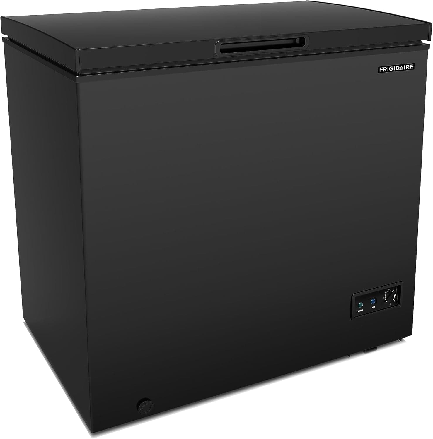FRIGIDAIRE EFRF7003-BLACK Chest Deep Freezer, 7 Cu. Ft, Black Adjustable Thermostat-Removable Vinyl Coated Wire Basket-Easy Defrost Drain 7 cu ft - Image 6