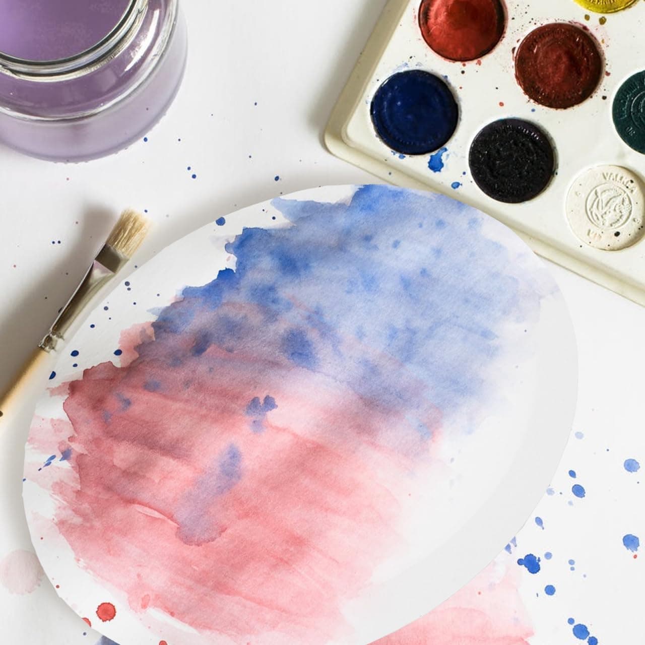 15.33 * 11.79Inch Oval Canvases for Painting,Oval Framed Canvas Blank Art Board Panels for Acrylic and Oil Painting Home Office Decor - Image 7