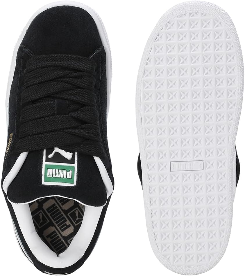 PUMA Unisex-Child Suede XL (Big Kid) Sneaker 6.5 Big Kid Black/White - Image 6
