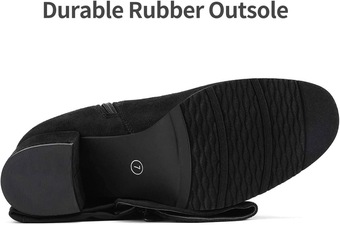 DREAM PAIRS Women's Knee High Stretchy Fashion Boots 8 Black - Image 6