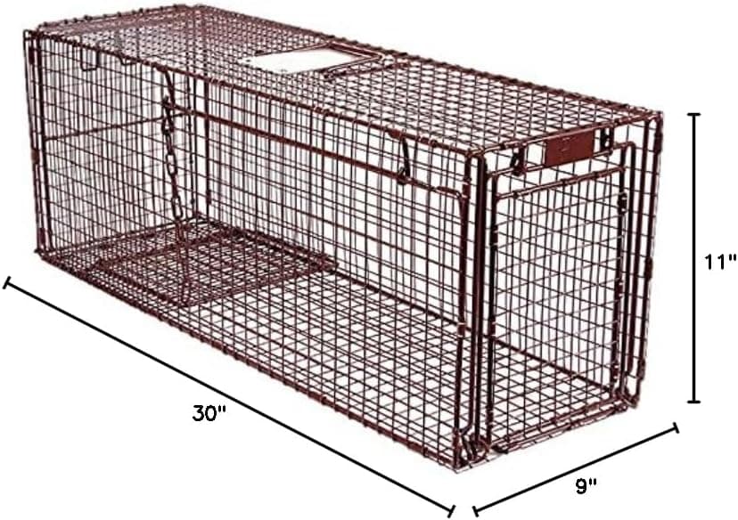 Tru Catch 30LTD Humane Live Animal Trap - Easy & Safe Catch & Release for Cats, Rabbits, & Other Small Animals - Durable Light Duty TNR - (30" L x 11" H x 9" W) - Image 4