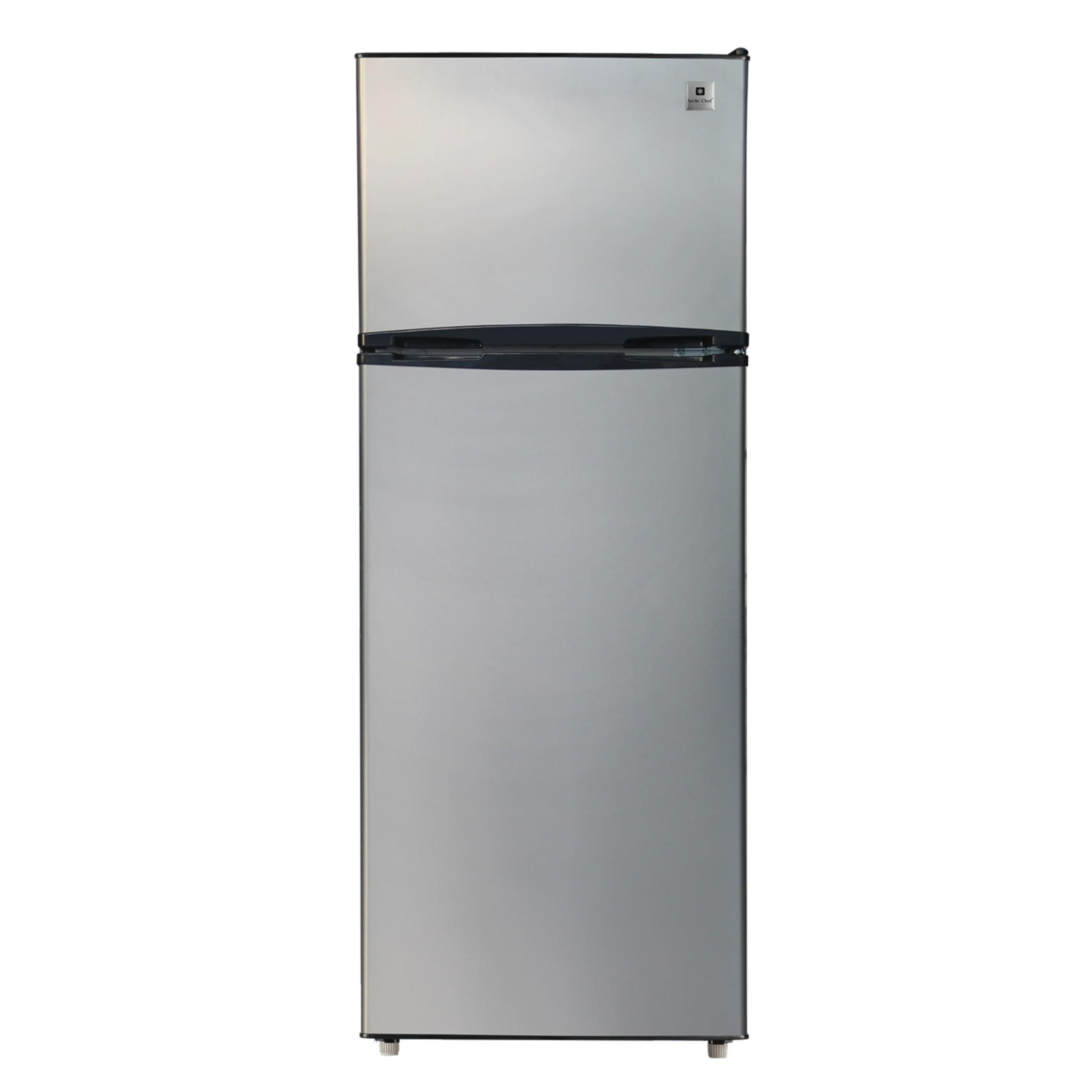 Réfrigérateur de taille appartement ARCTIC CHEF ACFR725AMZ6COM à 2 portes avec congélateur, en acier inoxydable