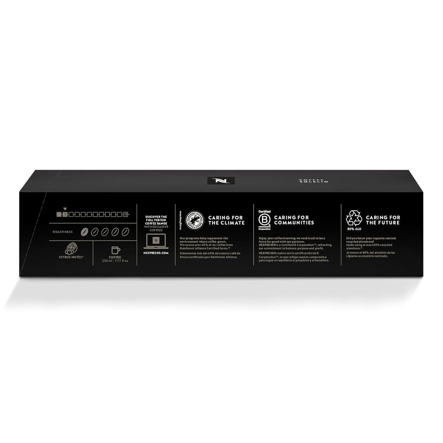 Nespresso Capsules Vertuo, Solelio, Mild Roast Coffee, 30-Count Coffee Pods, Brews 7.8 oz Solelio 30 Count (Pack of 1) - Image 9