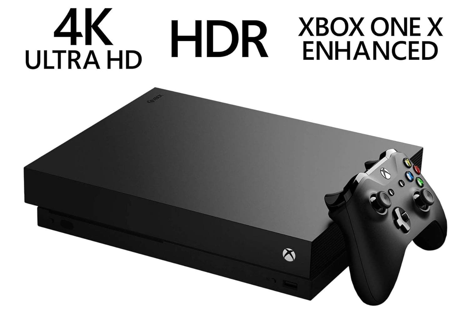 Microsoft Xbox One X 1TB Console with Wireless Controller: Enhanced, HDR, Native 4K, Ultra HD (2017 Model) (Renewed) - Image 5