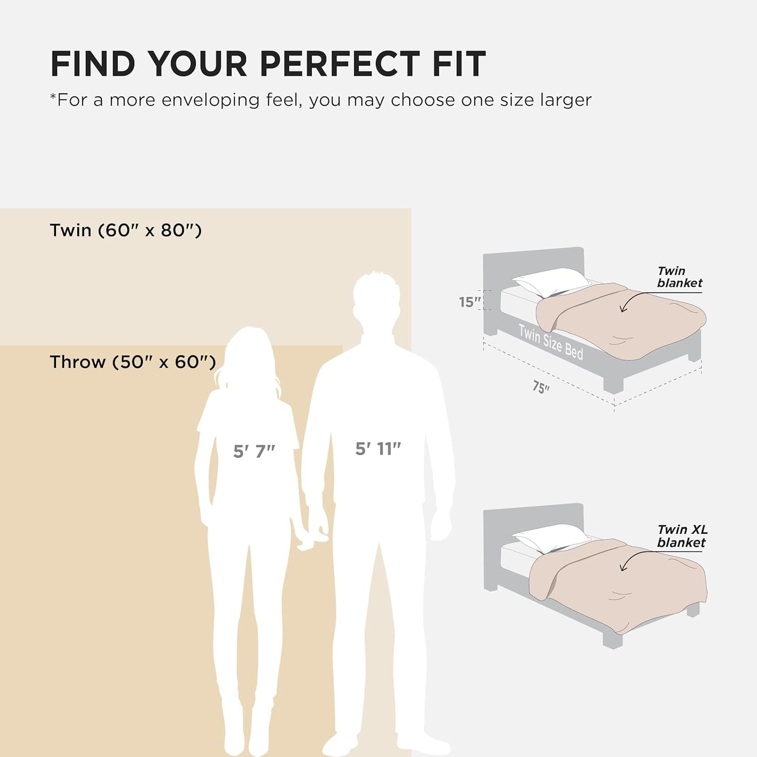 Manta Checkered GentleSoft de Bedsure para Sofá - Manta Beige Suave y Acogedora, Manta de Punto Esponjosa y Cálida para Cama y Sofá, Regalos de Decoración para Cumpleaños y Día de San Valentín para Mujeres y Hombres, 50x60 Pulgadas 01 - Manta Checkered Beige (50" x 60") - Image 6