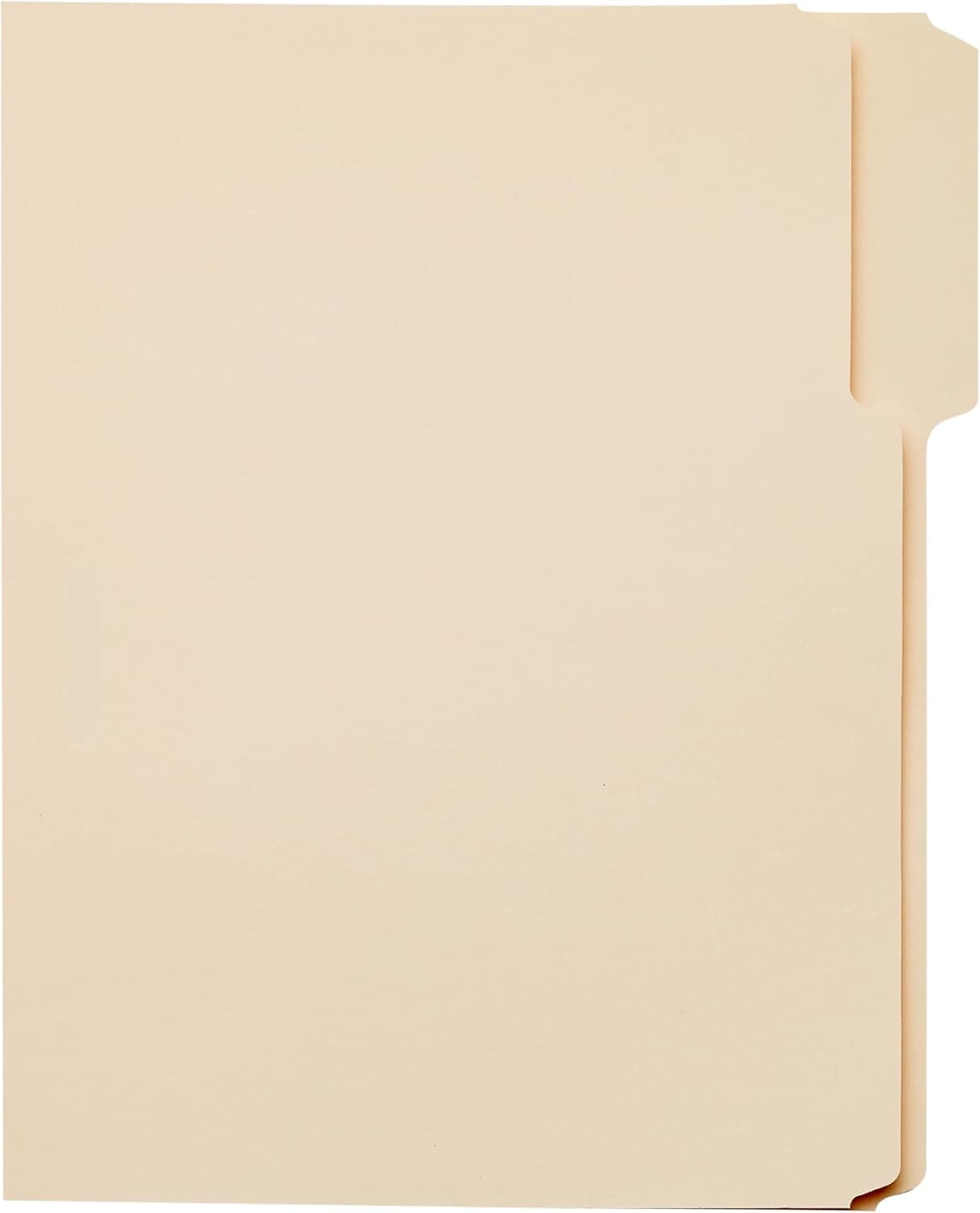 Amazon Basics File Folders with Tabs for Filing, 1/3-Cut Tab, Assorted Positions, 8.5x11 inches, Letter Size, Manila, Pack of 100 Manila Letter - Image 6