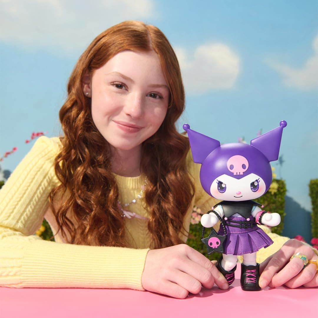 Hello Kitty® and Friends Premier 8-Inch Articulated Figure - Classic Kuromi™ Series 1 Poseable Doll - Officially Licensed Sanrio Product - Ages 6+ - Image 3