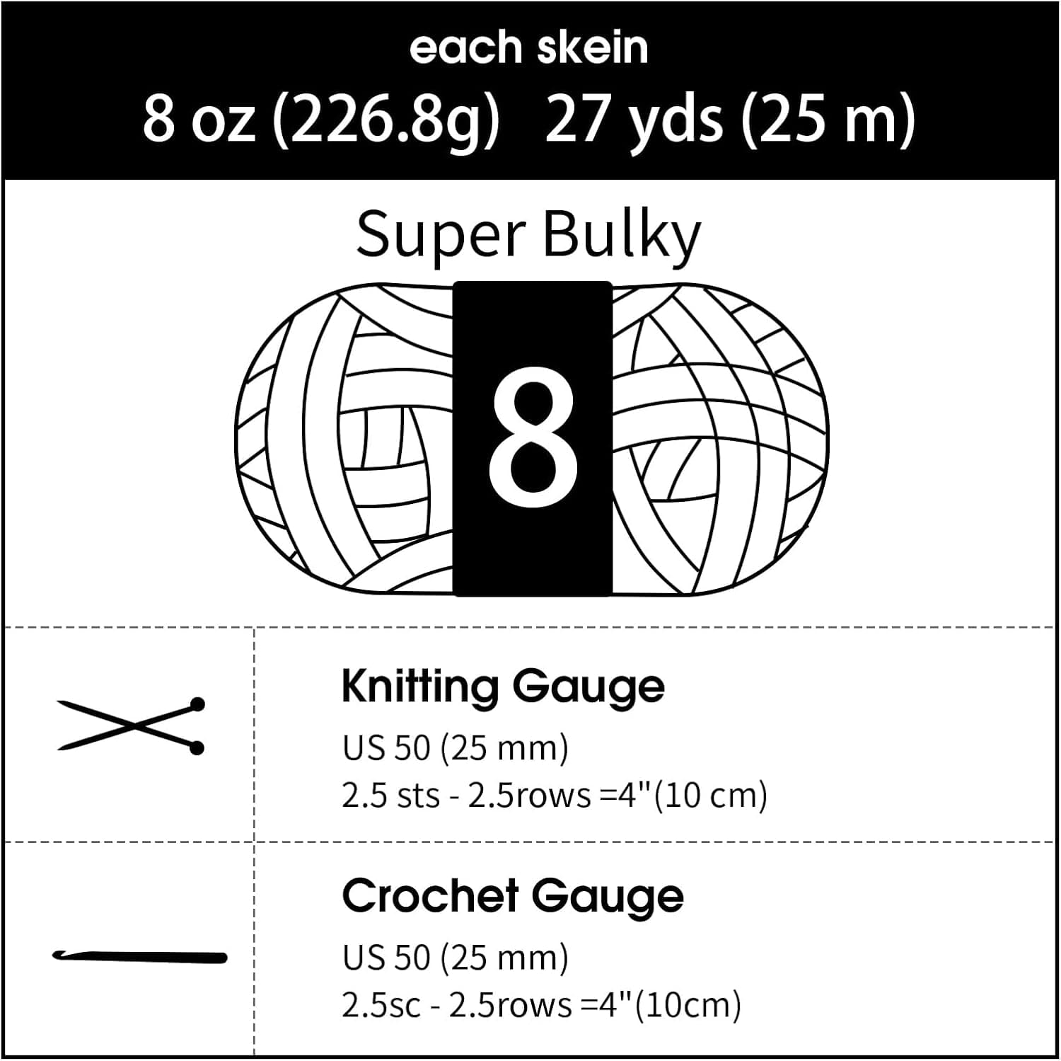 HOMBYS 8 Pack Assorted Chunky Yarn for Crocheting,Super Bulky Large Soft Fluffy Yarn,Plush Fuzzy Yarn,Thick Chenille Yarn for Hand Knitting/Arm Knitting,4 White & 4 Sage Green(27yds,8 oz Each Skein) 4 White+4 Sage Green 8 Pack - Image 9