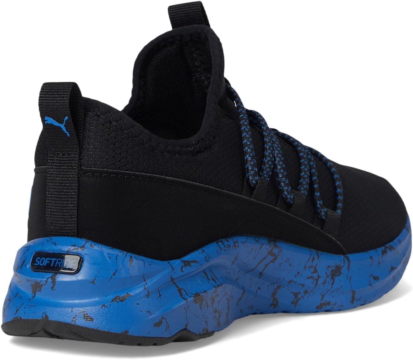 PUMA Unisex-Child Softride One4all Slip on Shoes Sneaker 13 Little Kid Puma Black-victoria Blue - Image 6