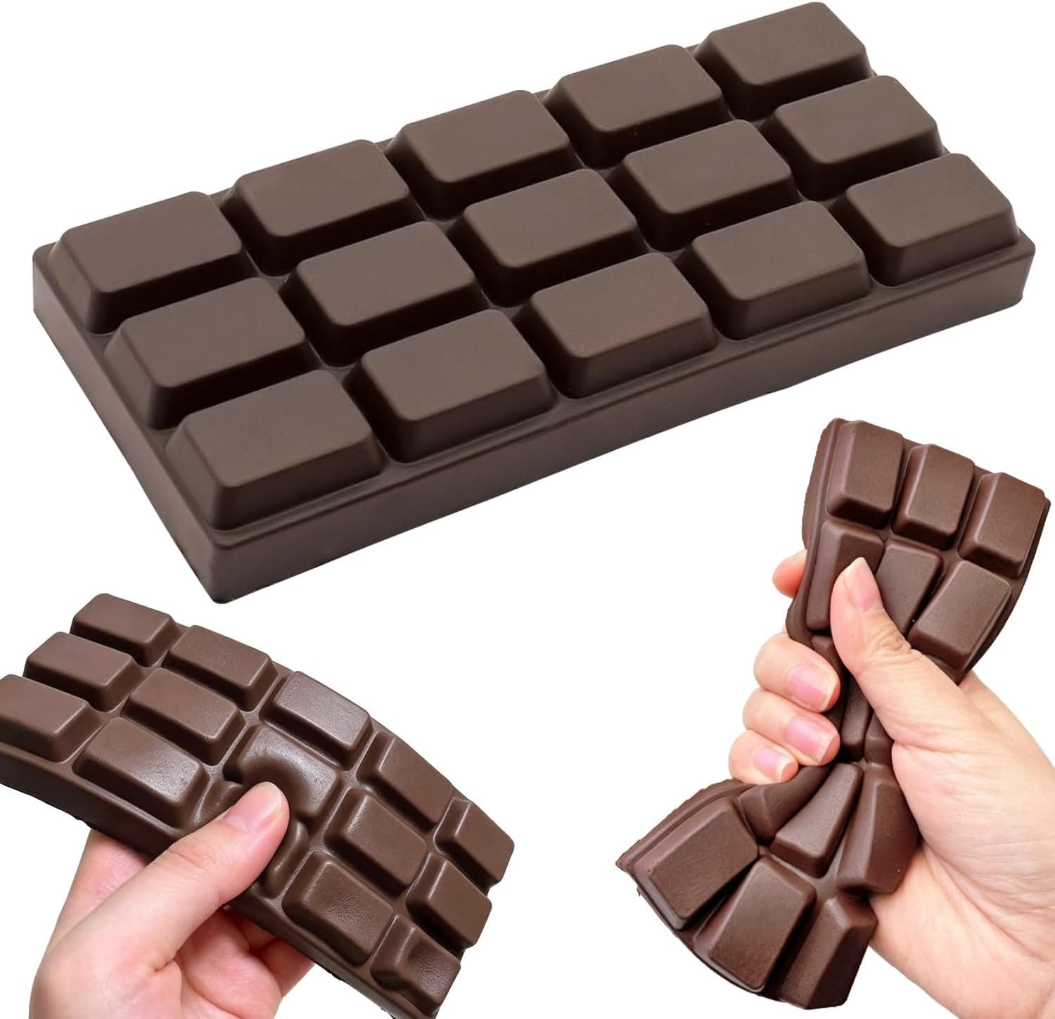 Amazon.com: Chocolate Squishy Toy, Squishies Slow Rising Stress Relief Squeeze Fidget Toy, Soft Simulation Food Squishy for Kids Anxiety Relief Birthday Gifts Party Favors : Toys & Games