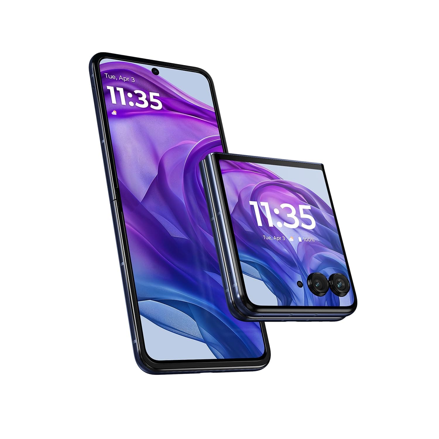 Motorola razr+ | 2024 | Desbloqueado | Hecho para EE. UU. 12/256 | Cámara de 50MP | Azul Medianoche (Renovado)