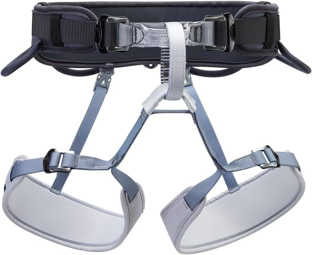 PETZL CORAX Harness - Versatile and Fully Adjustable Rock Climbing, Ice Climbing and Mountaineering Harness X-Small/Medium Dark Gray - Image 2