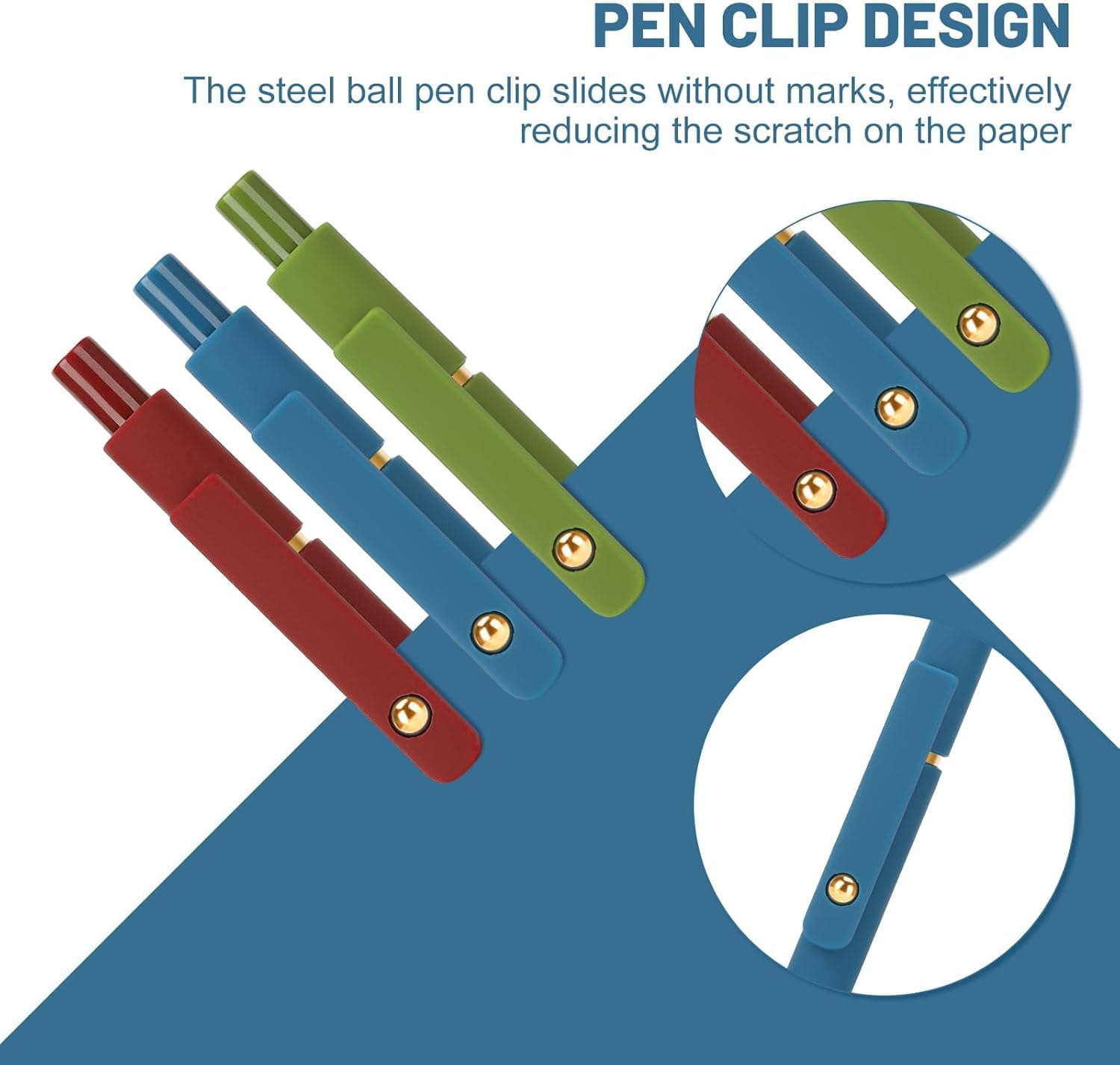 Ddaowanx Colorful Gel Pens, 0.5mm Fine Point Retractable,Multi Colored Pens for Journaling and Sketching,School Supplies,Stuffers for Teens, Gifts for Women (6Pcs-Vintage Colors) - Image 8