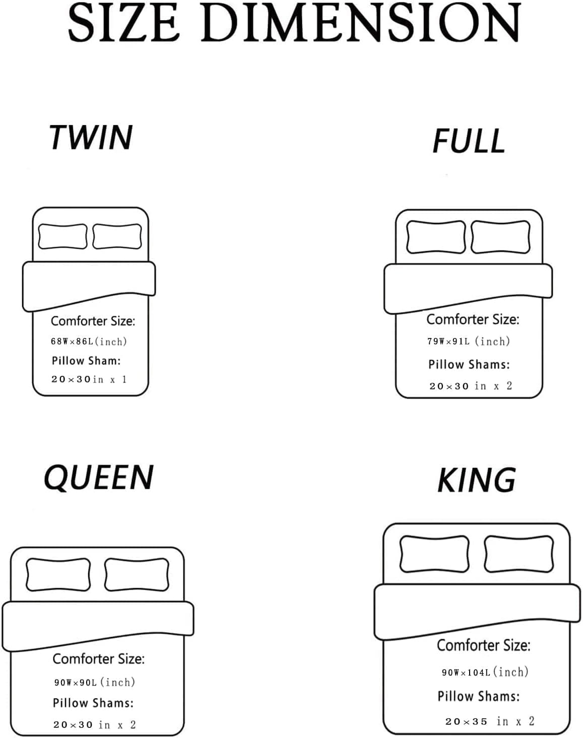 Tailor Shop Black White Cow Print Comforter Set Full, Western Farmhouse Cow Print Bedding in A Bag, Rustic Cowhide Comforter Set with 2 Matching Pillowcases Bedroom Decor… Yh-cow 04 Full - Image 8