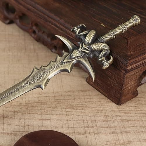OEAYA Letter Opener,Goat Sword Mail Envelope Opener,Zinc Alloy Letter Openers Envelope Slitter for Package,Envelope,Paper Cut,Safe Mail Opener - Image 3
